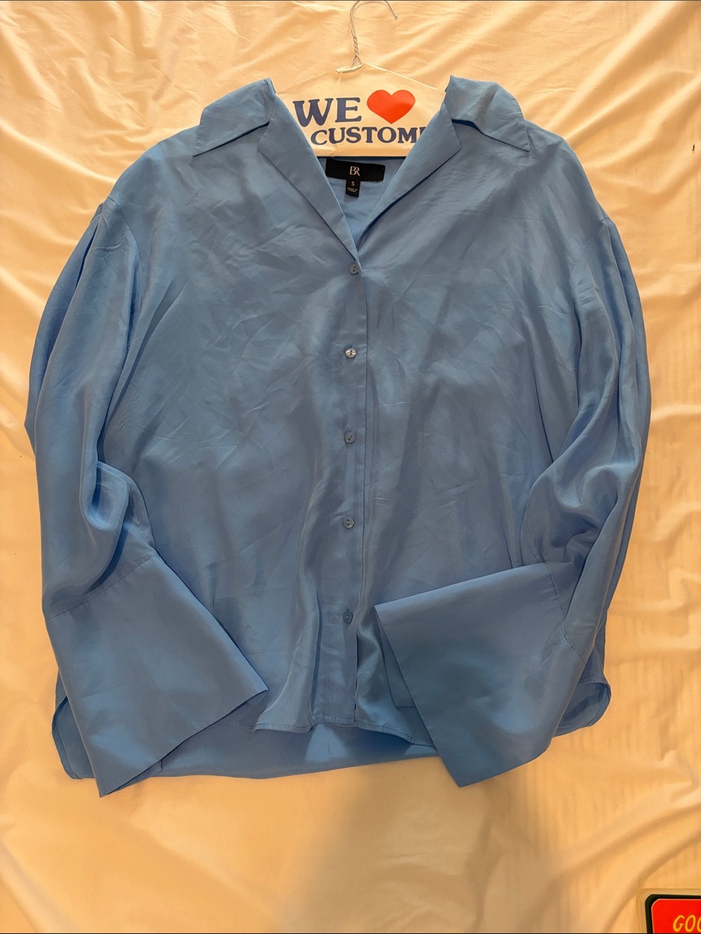 Banana republic silk button down